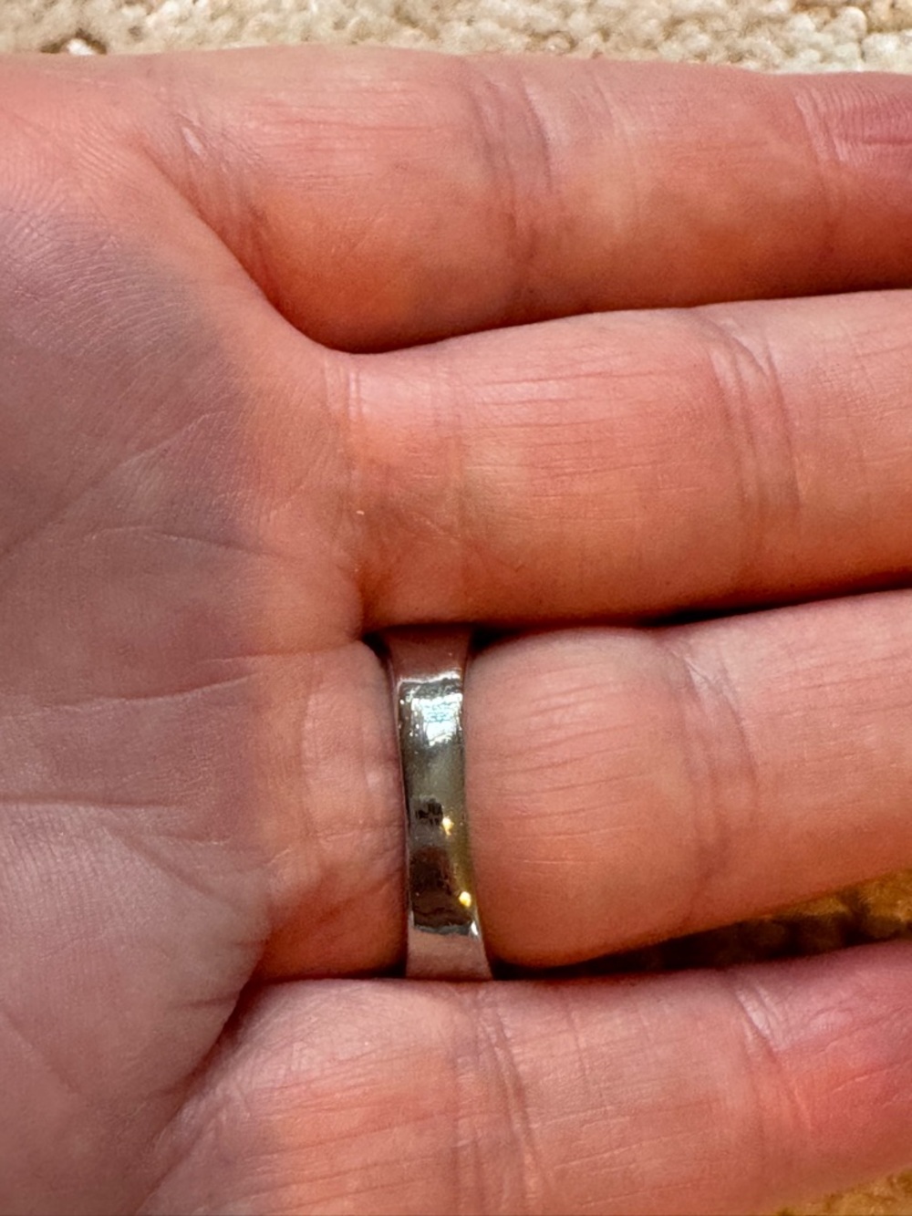 Atterri Two-Tone  Ring - Silver and Gold (Size 8) looks like a name brand ring - Picture 4 of 5